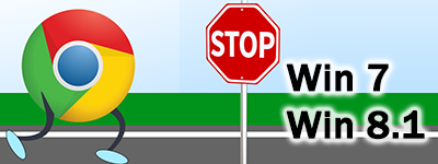Google Chrome Stop Win 7 e Win 8.1