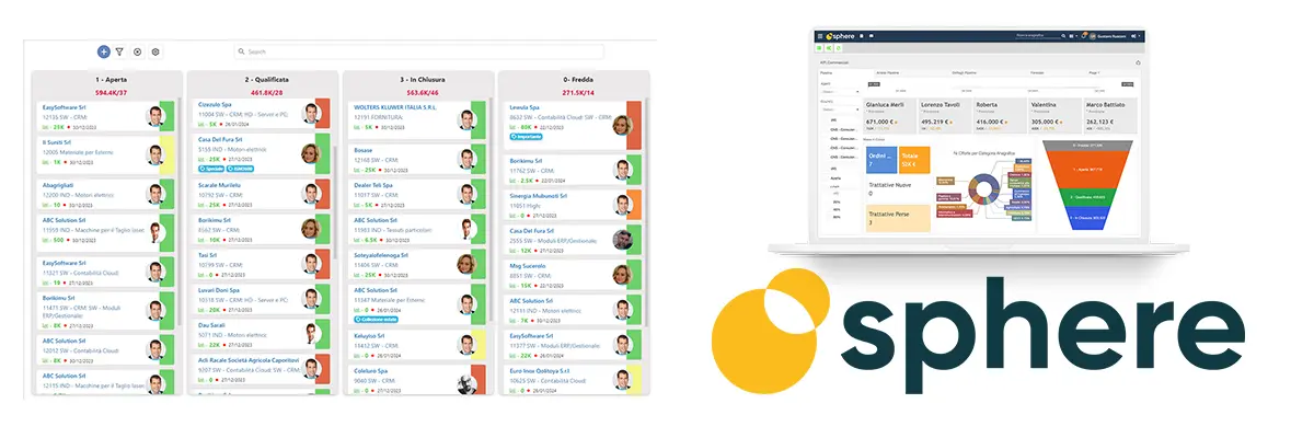 crm sphere gestione clienti pmi