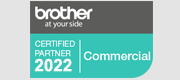 Logo ufficiale Brother Commercial Certified Partner di A&B Sistemi