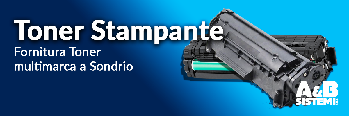 Fornitura toner stampante a Sondrio per aziende e uffici – consegna professionale toner laser